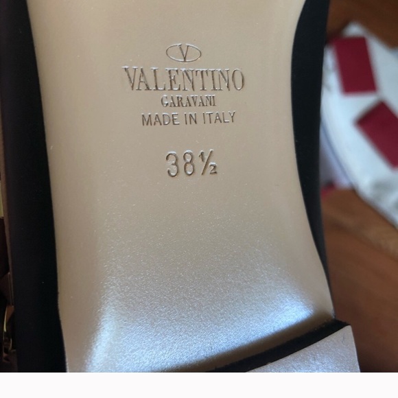 Valentino Rockstud Black Flats - Picture 7 of 7